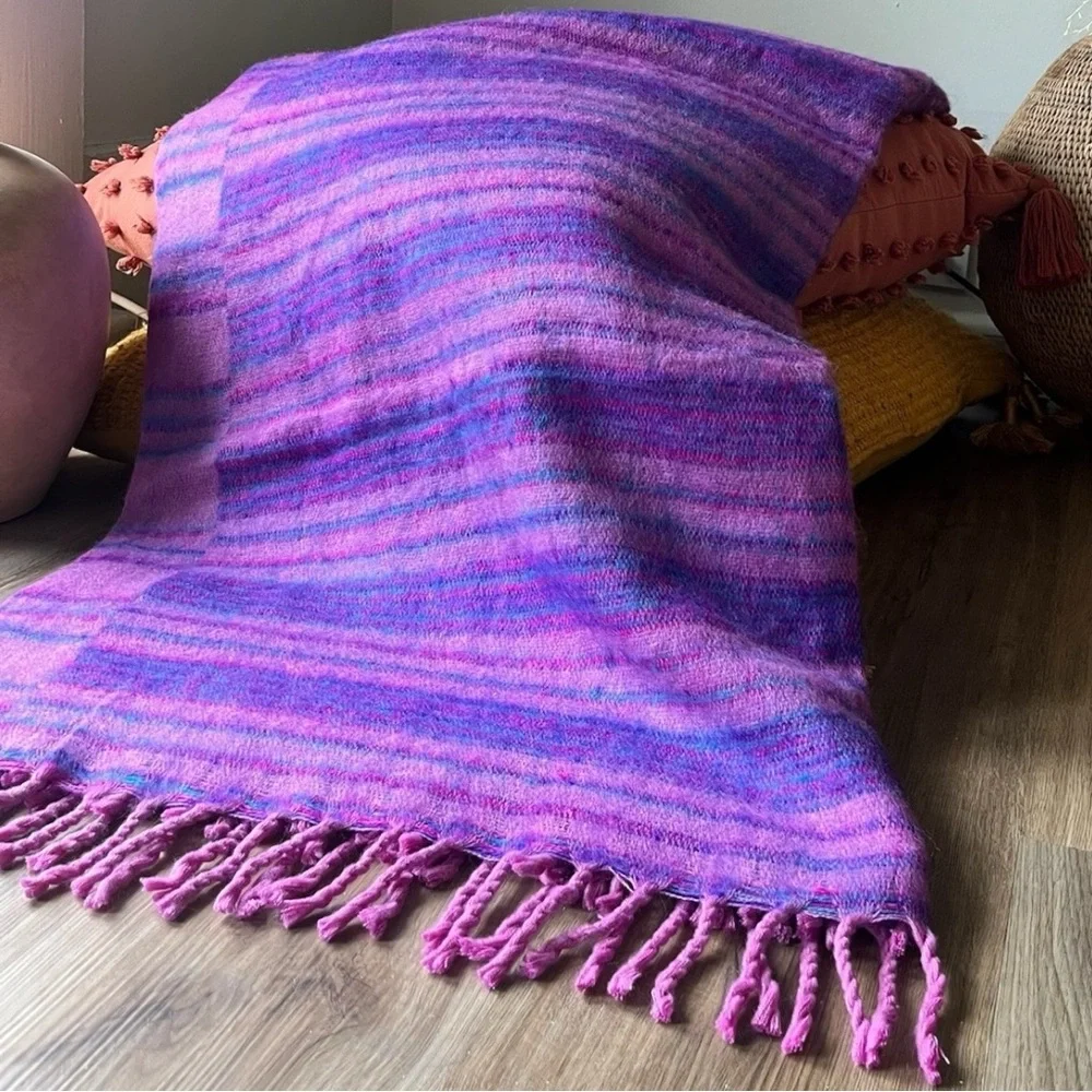 Hand Crafted | Bedding | Meditation Blanket Himalayan Wool Yak Travel ...
